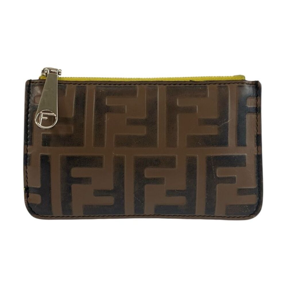 Fendi Zucca Coin Case